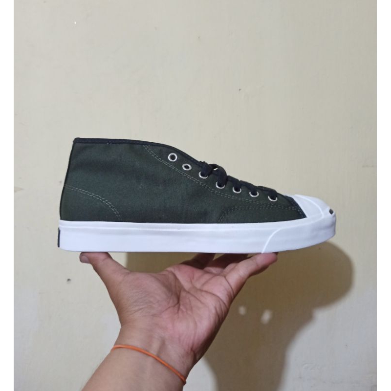 Converse Jack Purcell Mid Hybrid Texture Cargo Khaki Black White