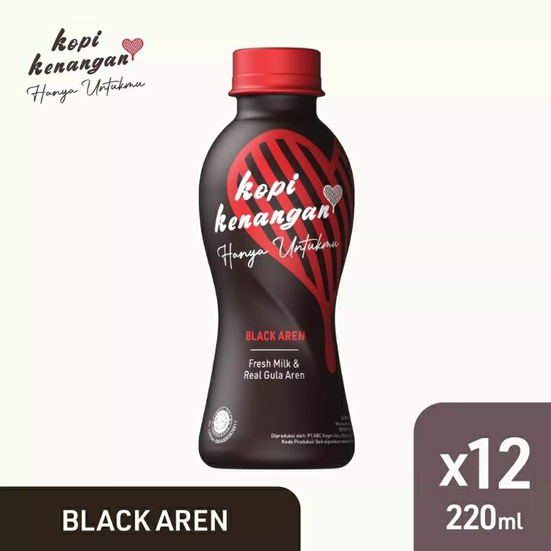 

KOPI KENANGAN HANYA UNTUKMU BLACK AREN 220 ML X 12 PCS