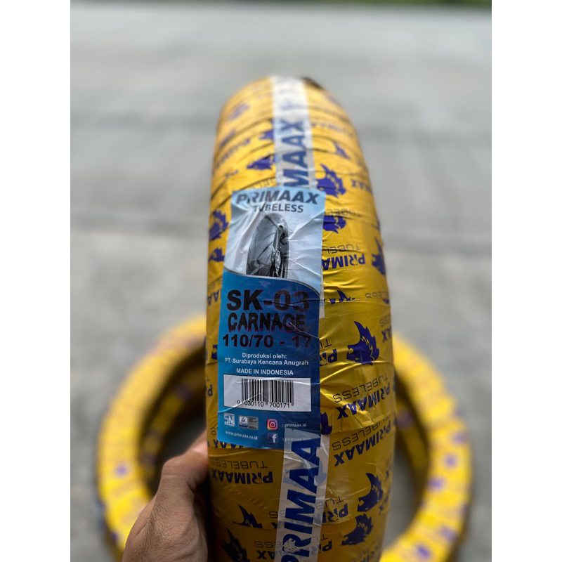 BAN PRIMAX SK 03 110/70 RING 17 ORIGINAL