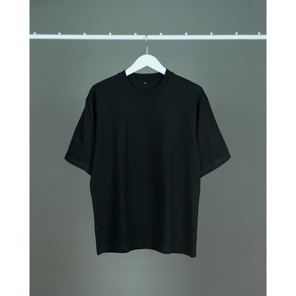 Kaos Hitam Polos Pria Cotton Combed 30s / Kaos Polos Hitam Cotton 30s