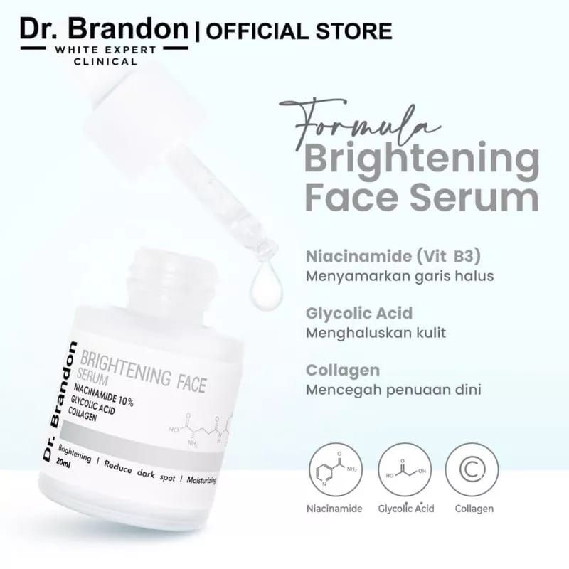 DR. Brandon Brightening Face Serum Niacinamida + Collagen