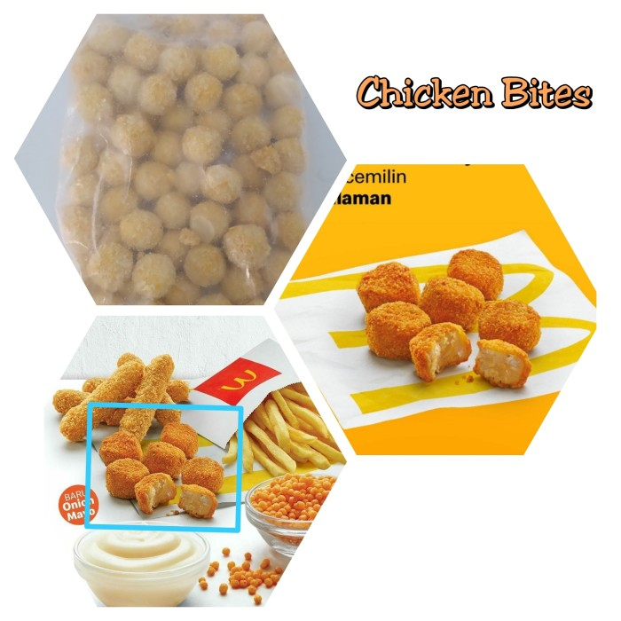 

Chicken Bites MCD 1kg M*D Premium Nugget Resto Frozen Food