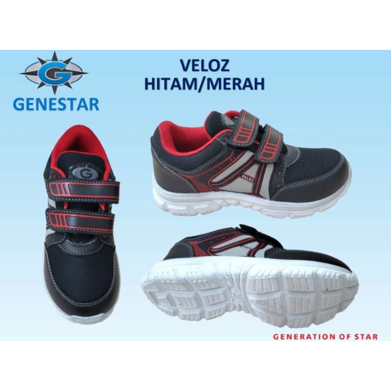 Sepatu Anak Laki-laki TK/SD Tanpa Tali Keren