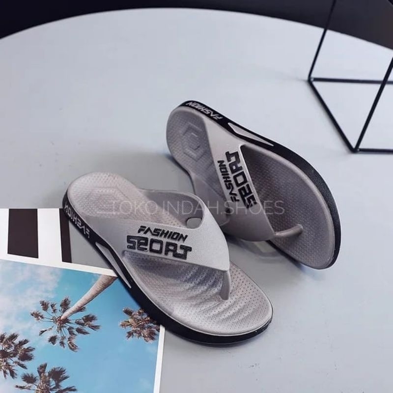 Sandal Karet Pria Sandal Jepit Sport Pria Sendal Cowok Pria Kekinian Sandal Pria Anti Slip Trendy