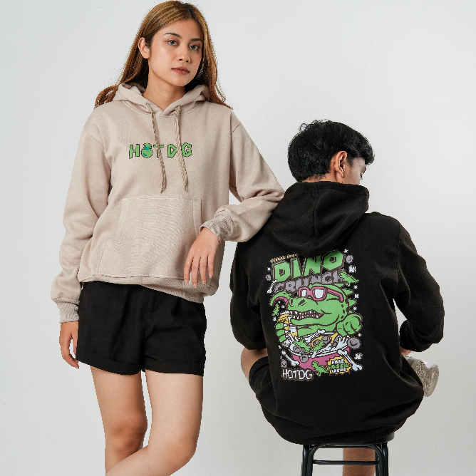 HODISO - Dino Crunch Hoodie Jumper Pullover