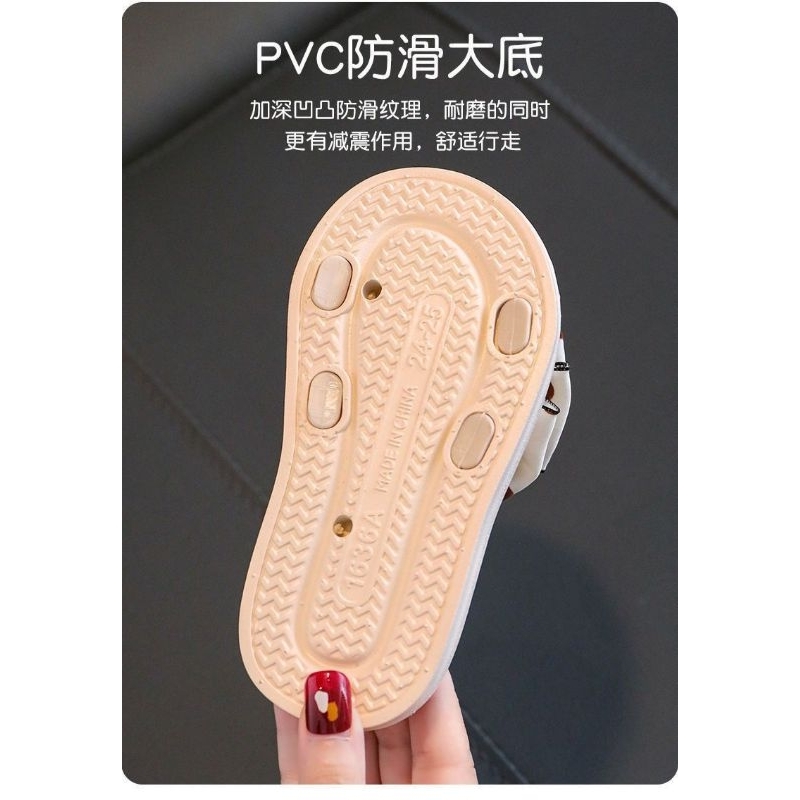 New Sandal Slop Anak Karet Pita Polkadot Import High Quality RF