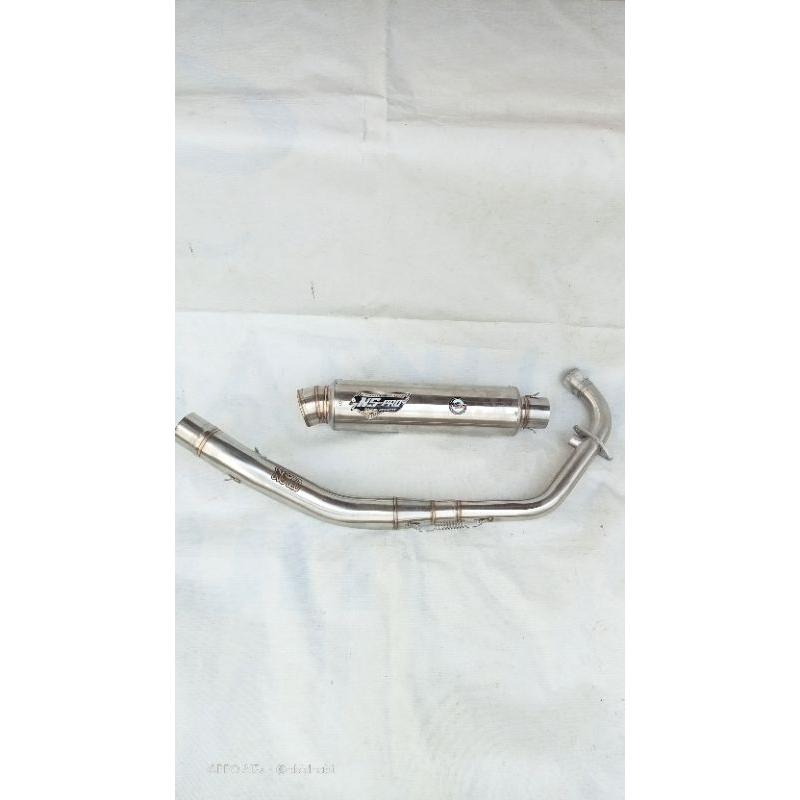 Knalpot kompetisi NS-PRO ORI PNP sonic150 & Supra gtr
