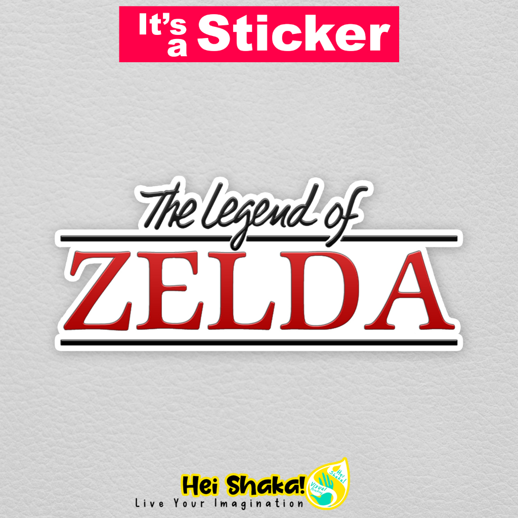 

Heishaka Stiker The Legend of Zelda Classic Logo Sticker Gamer Gaming Vinyl Anti Air