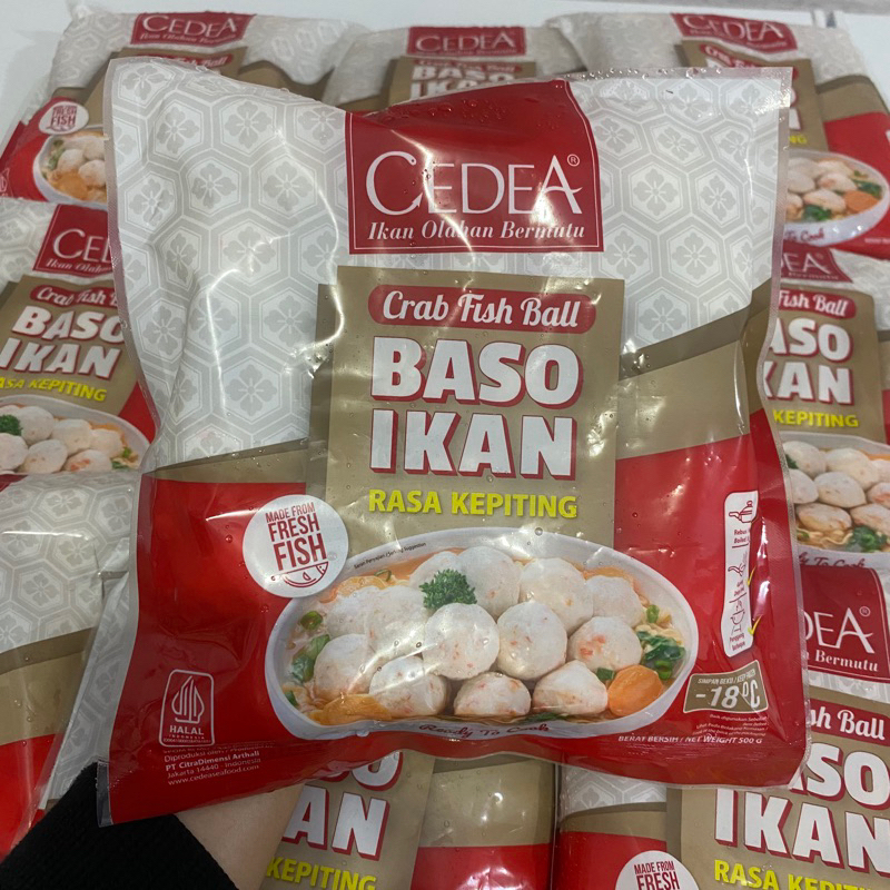 

Cedea Baso Ikan rasa Kepiting 500gr