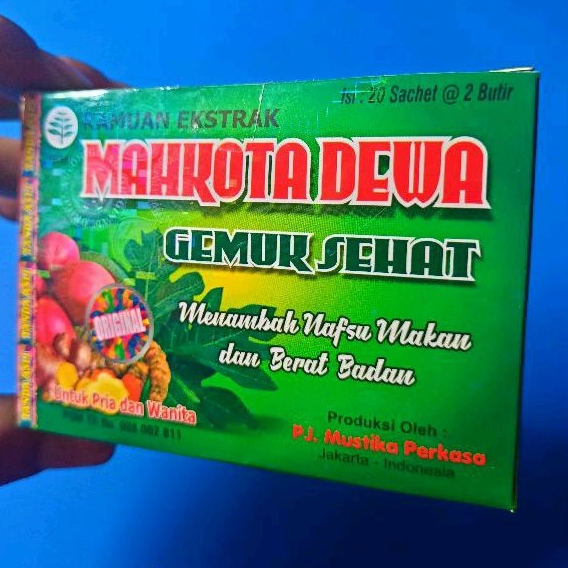 Kapsul Gemuk Sehat Mahkota Dewa - 40 Kapsul