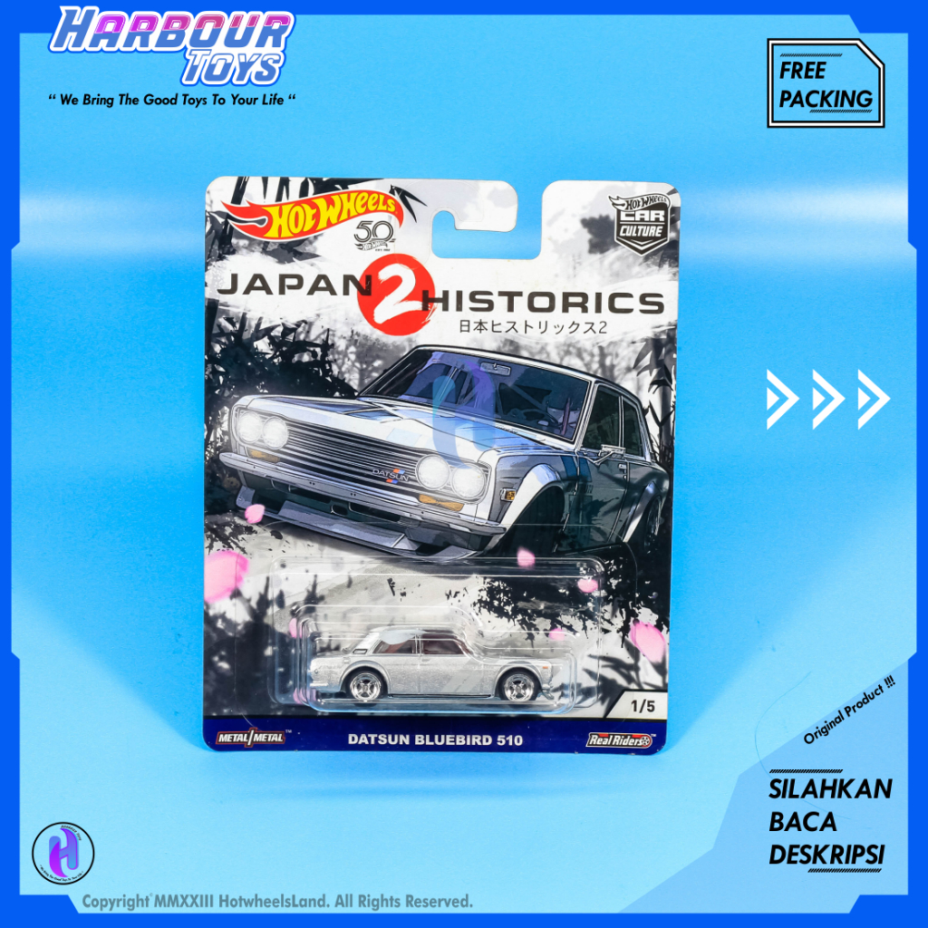 Hot Wheels Premium Car Culture Japan Historic 2 Datsun 510 Bluebird | Nissan Fairlady Z | Nissan Lau