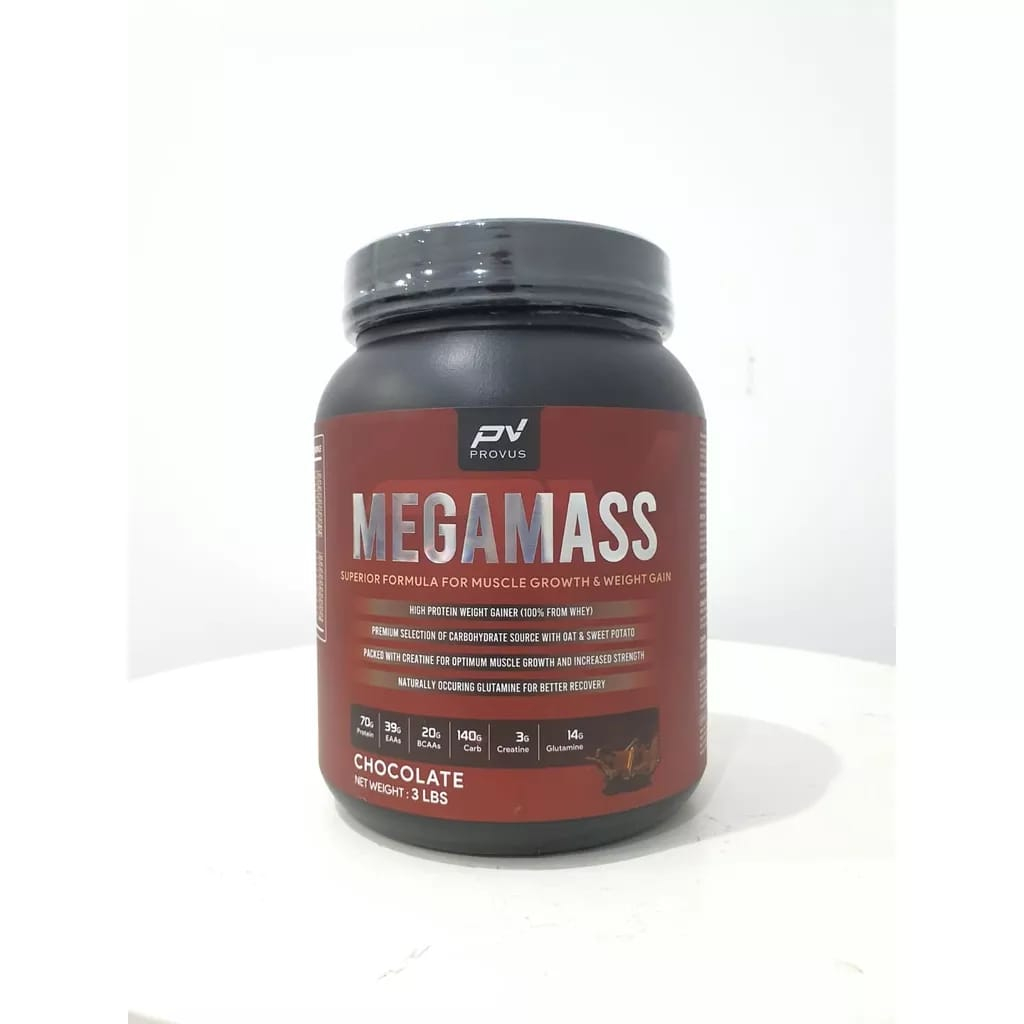 Provus Mega Mass 3 lbs Susu Gainer Penambah Berat Badan Megamass