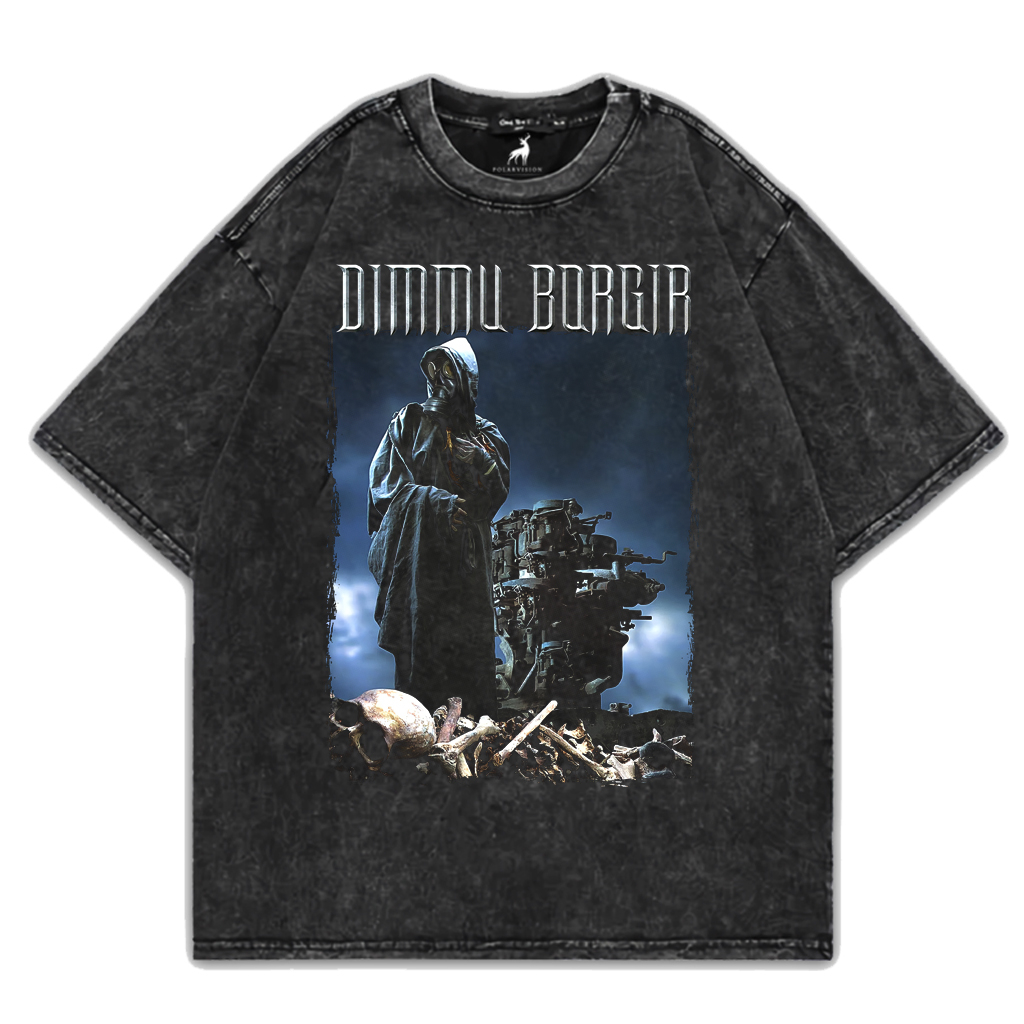 PolarVision T-shirt Washed Oversize Band Metal Dimmu Borgir