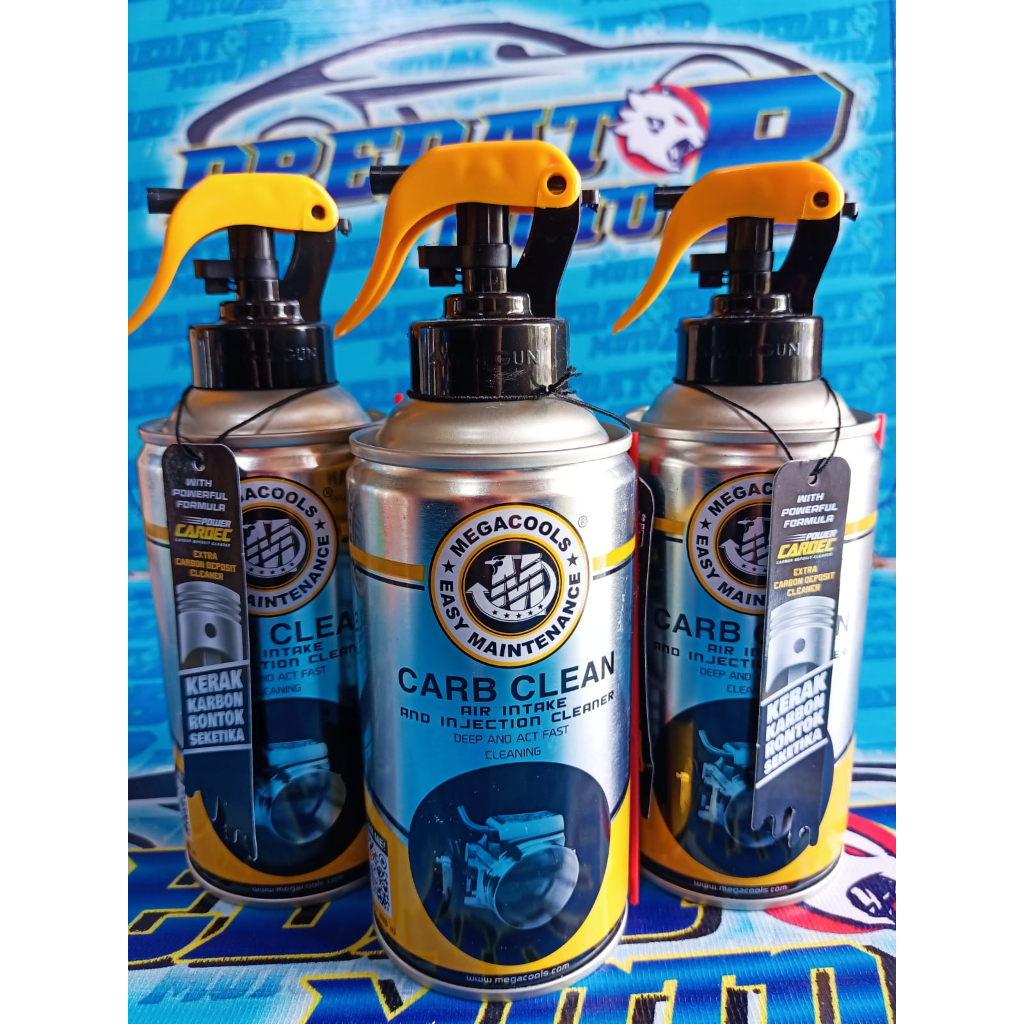 PEMBERSIH CARBURATOR DAN INJEKSI MEGACOOLS CARBU CLEANER 300ML