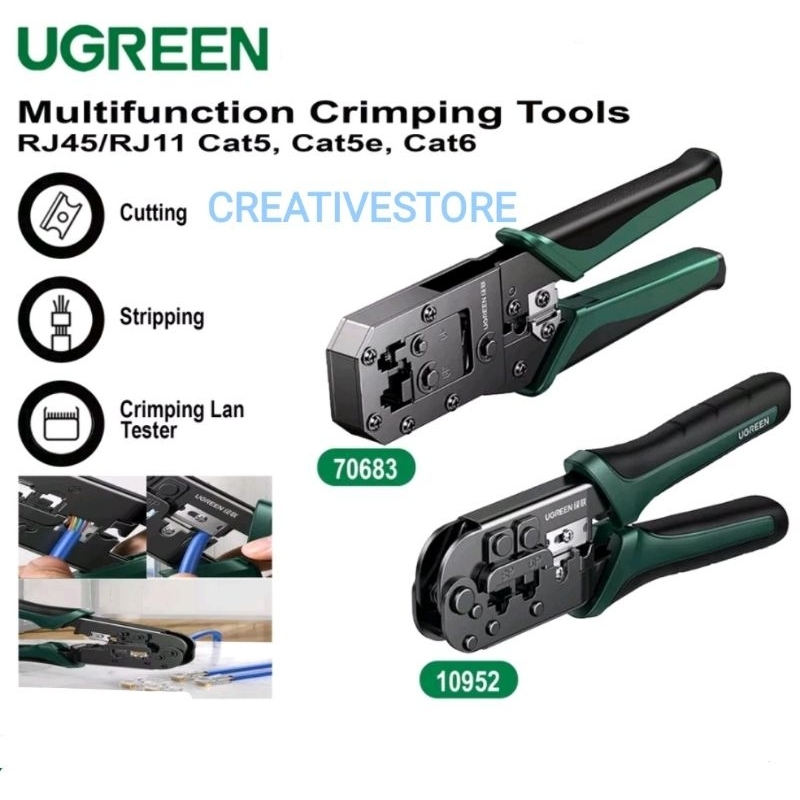 Crimping RJ45 RJ1 Ugreen Tang Crimping Kabel Lan - Ugreen 10952 70683