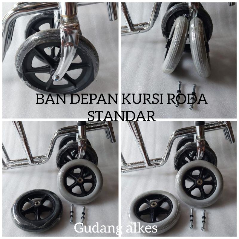 roda depan kursi roda/ban depan kursi roda