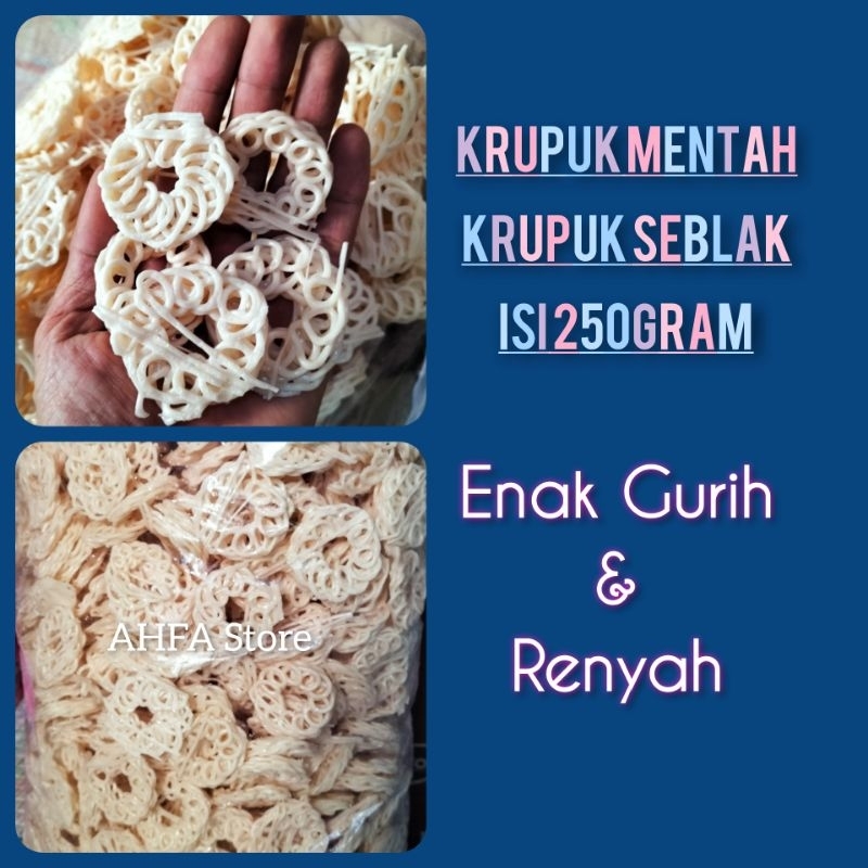 

Krupuk Seblak / Krupuk Serius isi 250gram