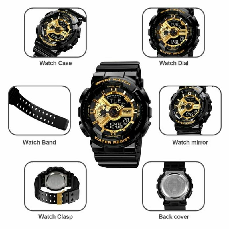 SUPER SALE! JAM TANGAN SKMEI 1834 ORIGINAL PRIA TERLARIS DUALTIME