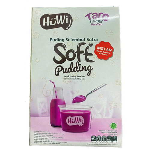 

HUWI SOFT PUDING TARO 100GR, LEMBUT DAN ENAK