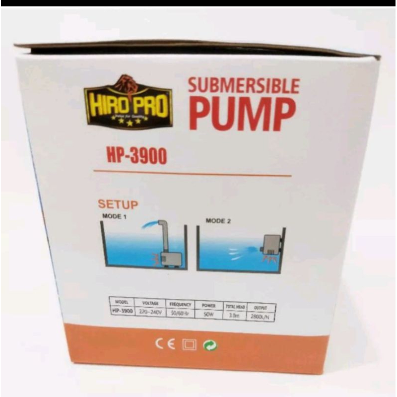 Pompa kolam Hidroponik HIRO PRO HP 3900