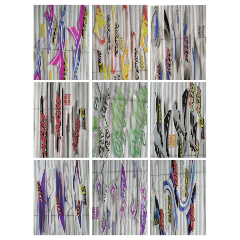 STRIPING TRANSPARAN MIO SPORTY//MIO SMILE//STICKER MIO TRANSPARAN