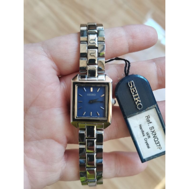 SEIKO SXNQ37P Automatic jam tangan wanita original Strap Stainless