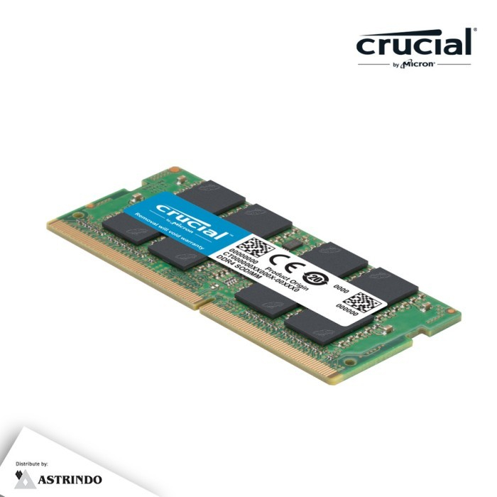 RAM Laptop Crucial 8GB DDR4 3200Mhz PC4-25600 - SODIMM