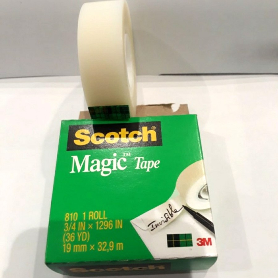 

3M Scoth Magic Tape 810 Transparant uk 19mm x 32,9mtr
