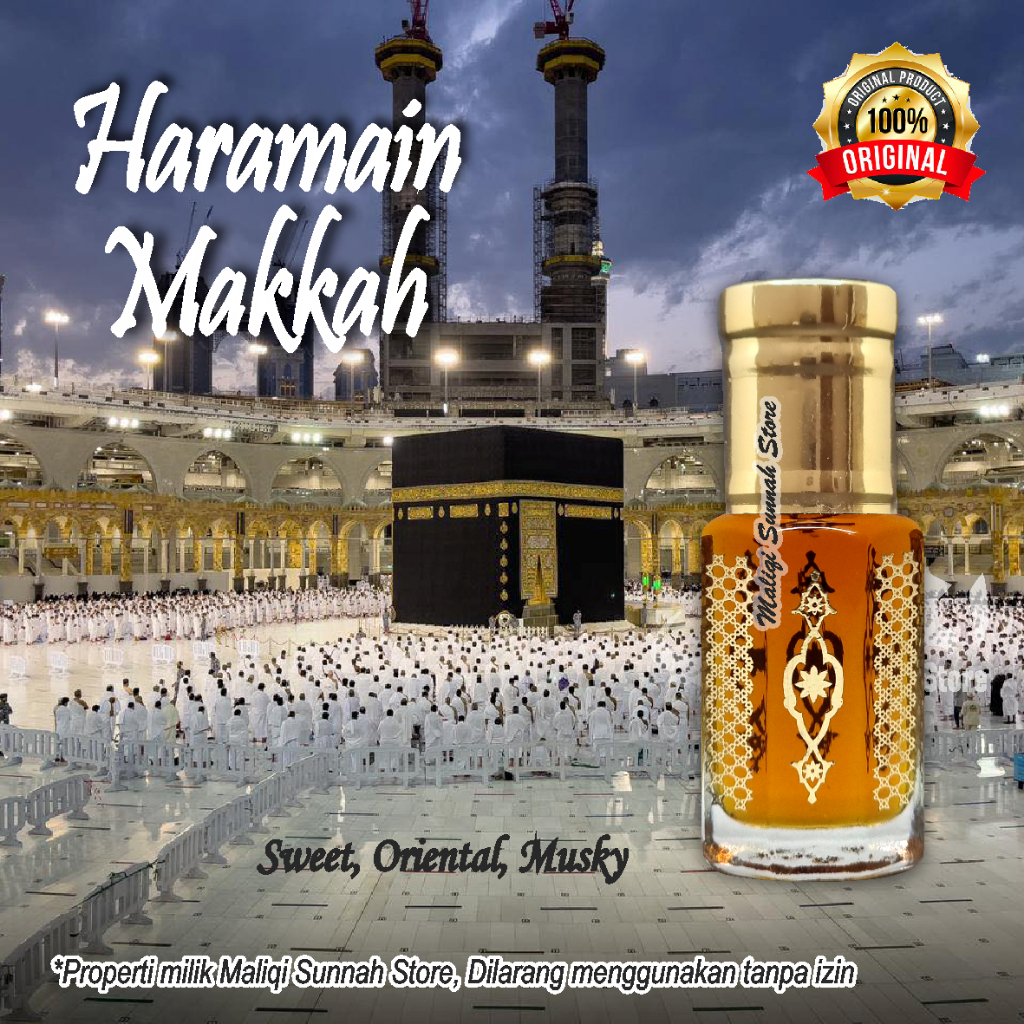 Parfum Arab Haramain Makkah 6ml Original Saudi