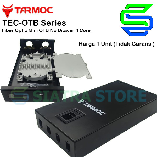 Tarmoc Fiber Optic mini OTB 4 Core SC | Roset FO Besi 4C Kosongan