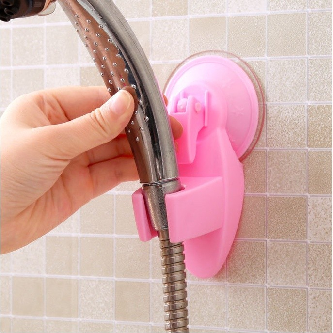 Dudukan Shower Tempel Hanger Holder Shower Mandi Suction Cup