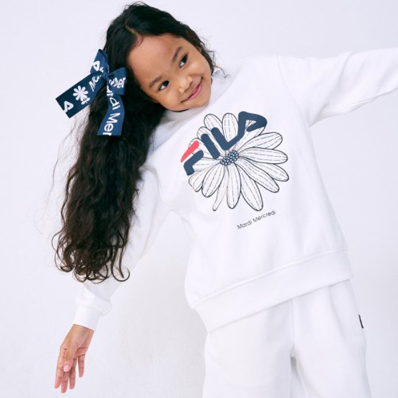 FILA x MARDI MERCREDI Les Petits - Kids Sweatshirt Flowermardi Fila