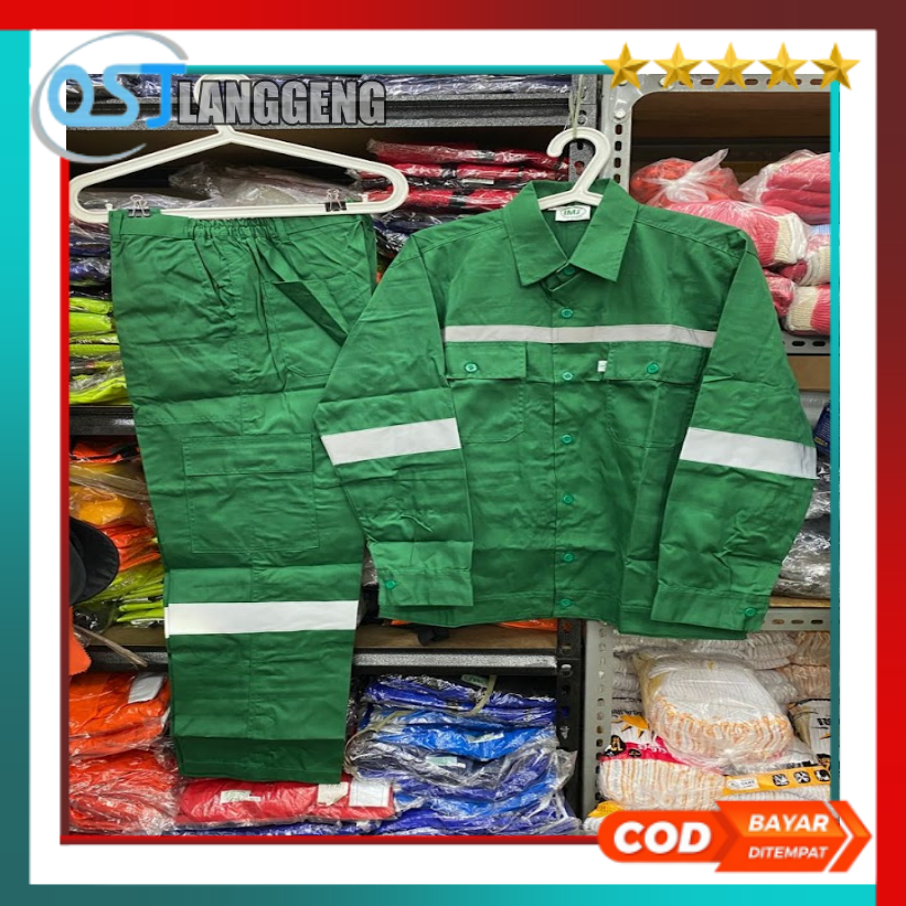 Wearpack Setelan Safety Baju Celana Proyek Imj - Baju Imj Setalan Baju Celana