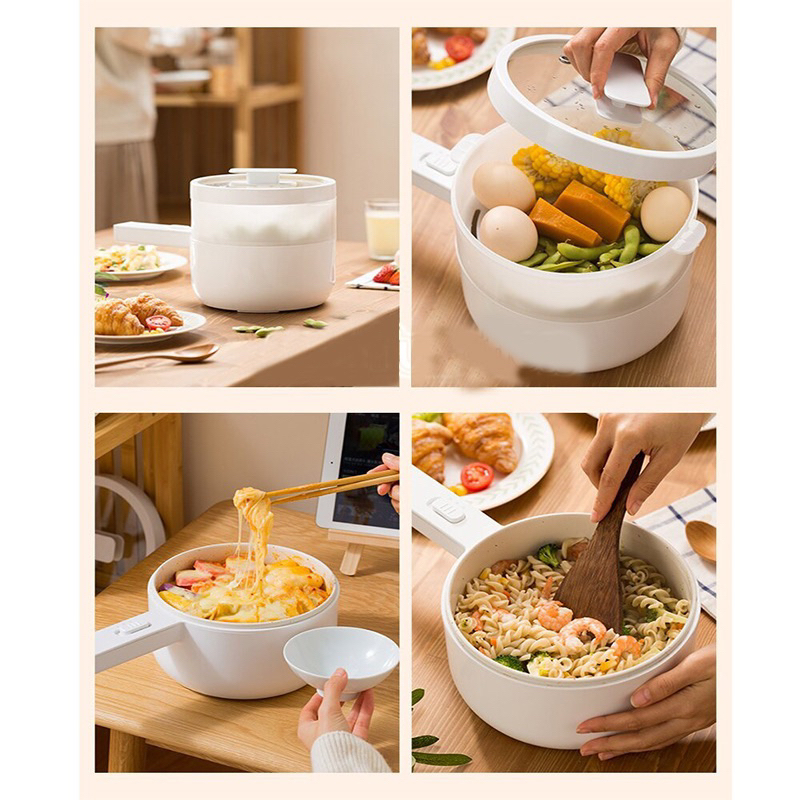 Ready Kompor/Panci Listrik Y25 Kompor Serbaguna Elektrik Portable Multifungsi Pan Anti-lengket Electric Pot Terlaris