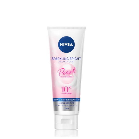 OliveShop ❤️ Nivea Sparkling Bright Facial Foam Pearl 50ml