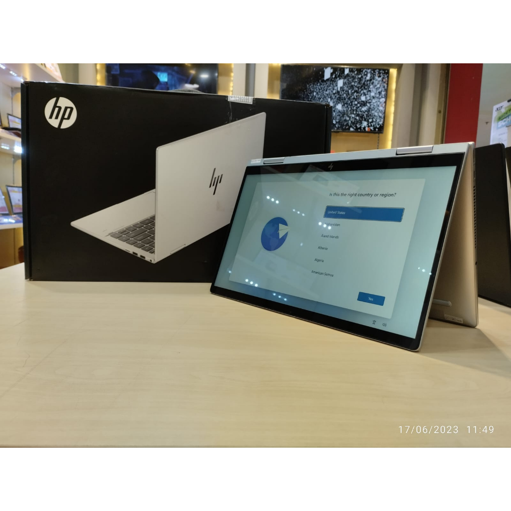 LAPTOP BARU HP ENVY X360 14 INTEL I5 1335U 8GB 1TB IRIS XE 14.0 FHD IPS TOUCH WINDOWS 11 HOME ORIGINAL