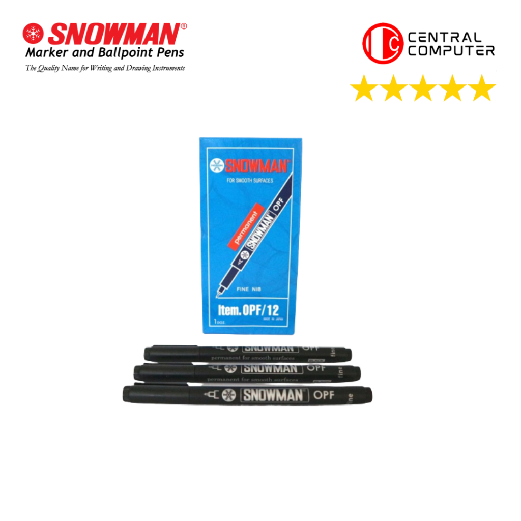 

Spidol Permanent Pen Snowman OHP Tipe OPF