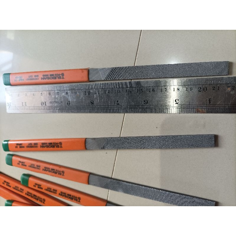 kikir Tsubosan  made in japan panjang 21,5cm 3mmx10, 5mm bekas seperti baru