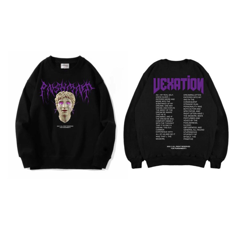 PUNISHMENT CREWNECK ORIGINAL PRIA DAN WANITA KODE 5