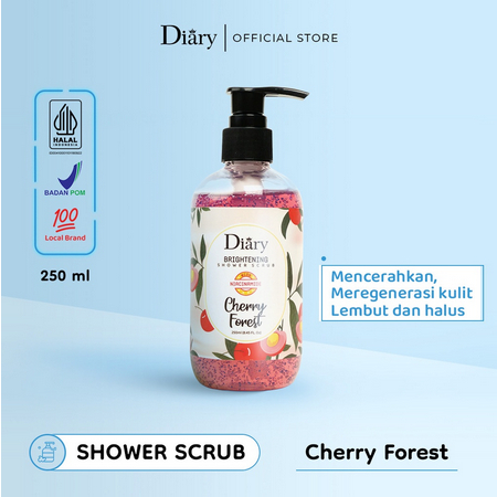 DIARY Brightening Shower Scrub With Niacinamide 250ml