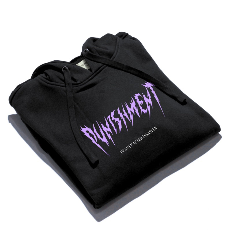 Sweater Hoodie Punishment Call Women Black