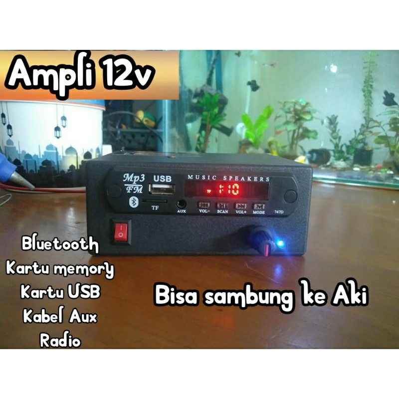 Ampli ke Aki _ Ampli pedagang _ Ampli 12v