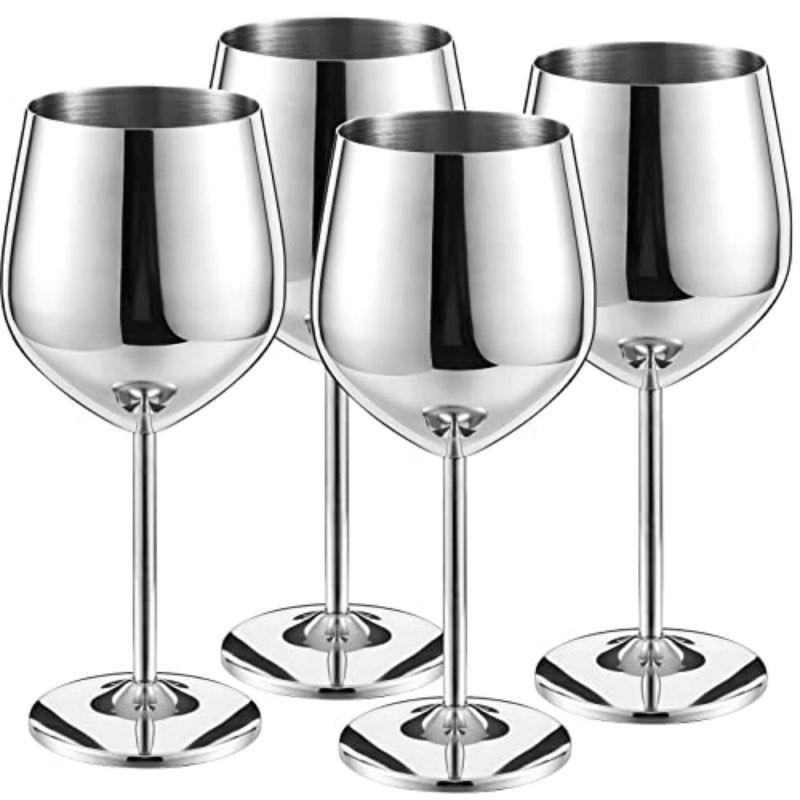 520ml Gelas Wine Goblet Stainless Red Wine Glass Goblet Stainless Gelas Minum Wine