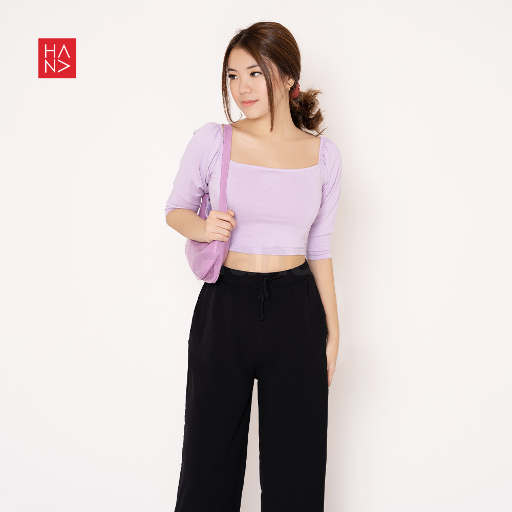 Hana Fashion - Patricia Crop Top Stylish Wanita - CT093