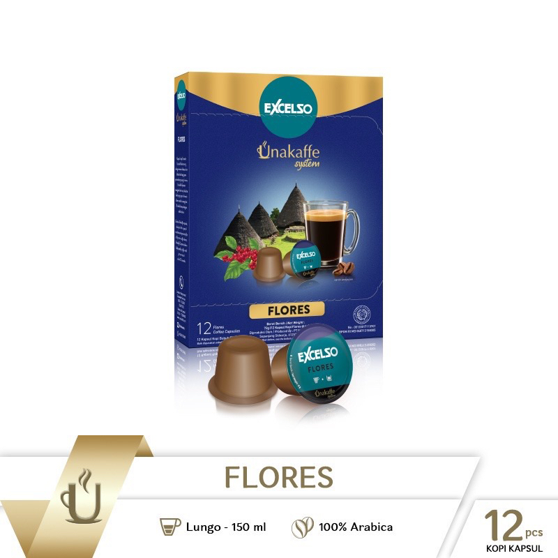 

Excelso Unakaffe Flores 12 capsule, Stok sesuai etalase