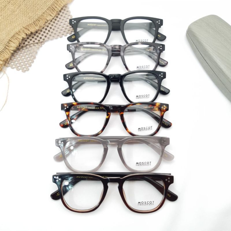 Frame Kacamata Moscot Dudel Lensa Minus Cylinder Plus  Myboolens