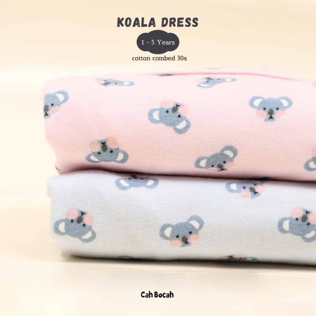 Cah bocah Koala Dress Anak Perempuan