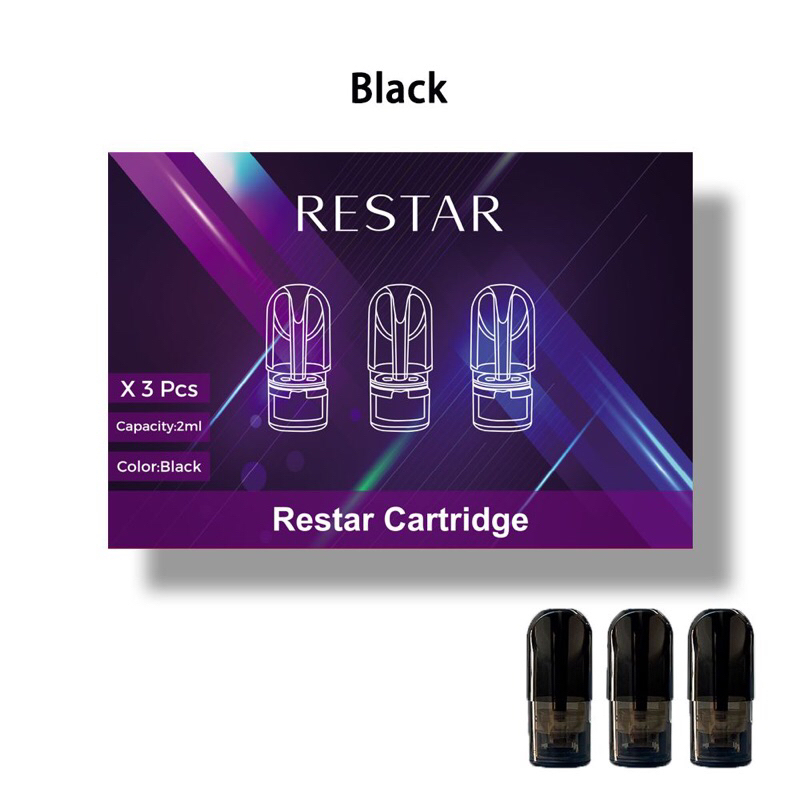 RELX Refillable Cartridge Restar Compatible Infinity Essential Pods Isi Ulang Liquid