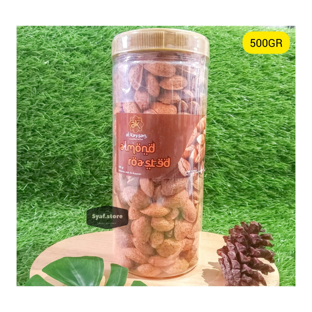 

kacang almond roasted 500 gr ORIGINAL TERMURAH HALAL