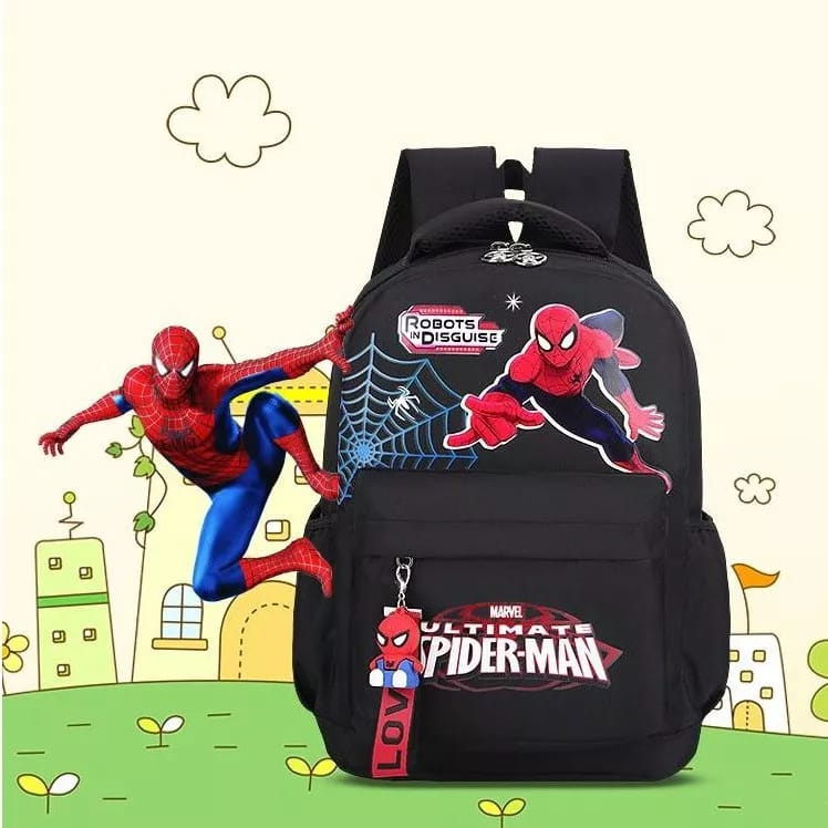 SPIDERMAN RANSEL ANAK KEKINIAN / TAS RANSEL ANAK CEWE COWO GAMBAR SEPAIDERMAN LUCU